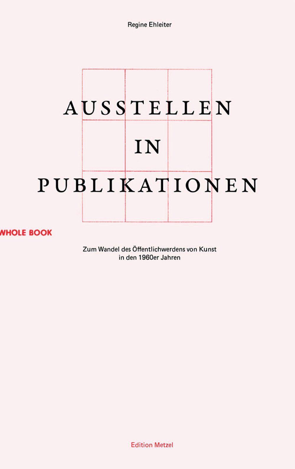 cover: Ausstellen in Publikationen