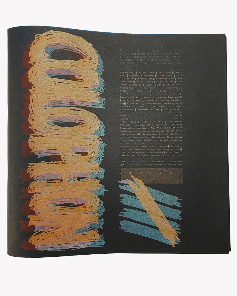 cover: colophon #5: KANON