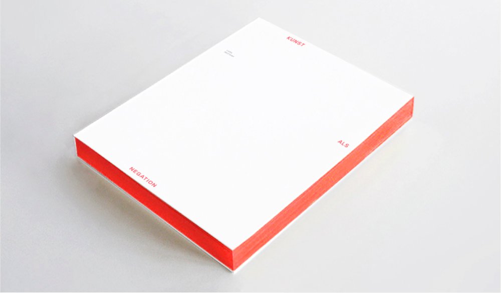 cover: Kunst als Negation